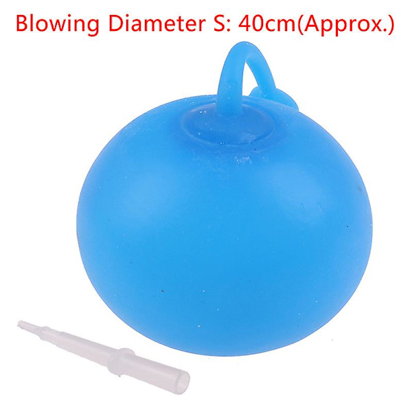 Mjuk luft- och vattenfylld bubbelboll för barn utomhus BLUE S