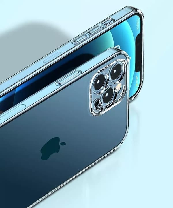 [LCS]iPhone 15 TPU-fodral extra kameraskydd transparent