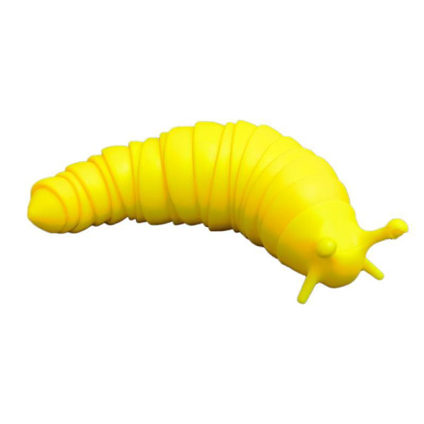 Slinky fidget -etanalelu, 3D-tulostettu nivelletty etana, hienoja vempaimia lapsille ja aikuisille, ravistelu kahisevalla äänellä, 20 cm, joustava