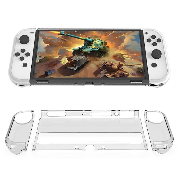 Yhteensopiva Nintendo Switch OLED -silikonikotelon kanssa, pelikonsolin lisävarusteiden suojakuori, kuori, suojakotelo, Joycon Joy Con -kevytkotelo