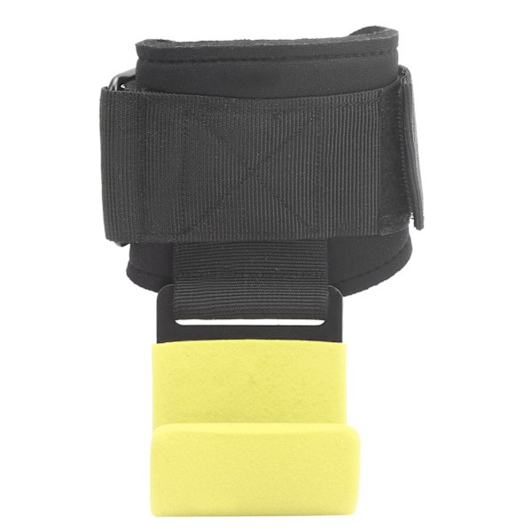 Sport Tyngdlyftningskrok Pull Up Gym Styrketräning Kraftlyft Armband Bälte Wrap Gul Krok 0.3