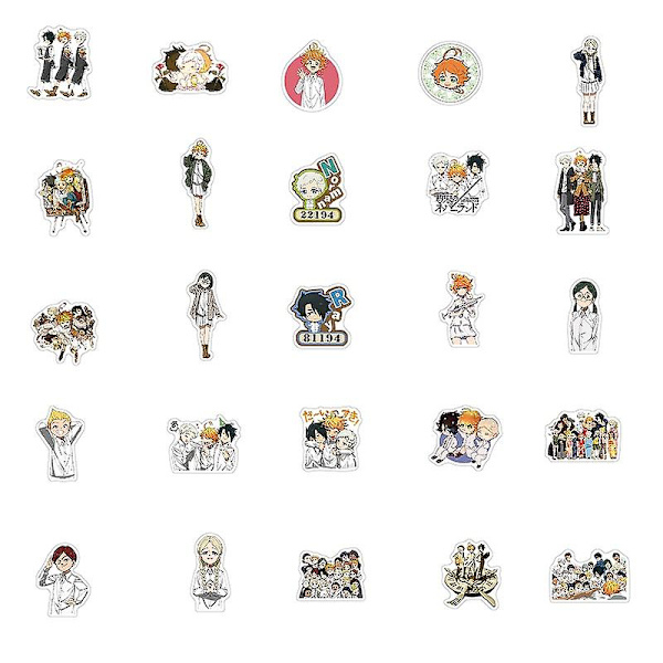 50 kpl The Promised Neverland Graffiti -tarroja