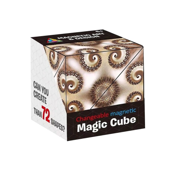 Fantastisk utbytbar magnetisk magic kub barnleksaker Anti Stress 3D-pusselsamling