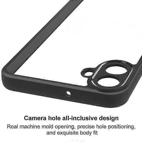 Frostat TPU Hybrid Transparent PC-telefonfodral Black For Nothing CMF Phone 1