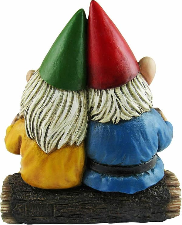 [LCS] Hagegnomparstatue Juledekorasjon i harpiks