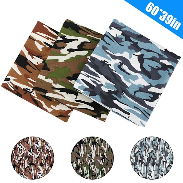 Sytyg med tryck Army Blue