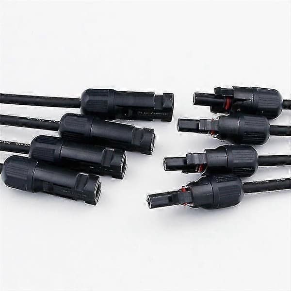 Solcelleforbindere 4 i 1 til fotovoltaisk panelkabeladapter