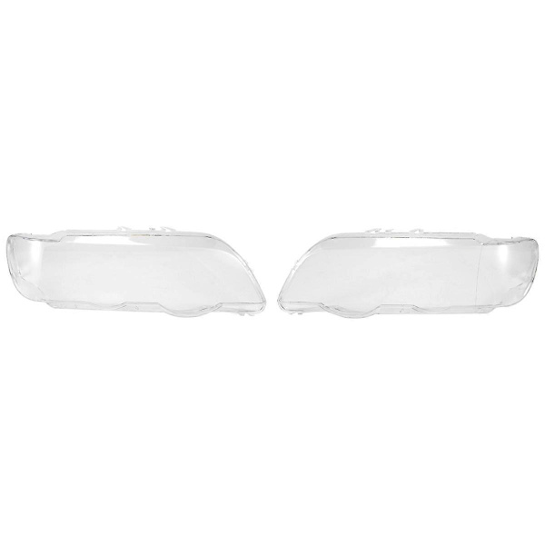 [LCS]2 stk. til - X5 E53 2000-2003 Bil Forlygte Linse Dæksel Transparent