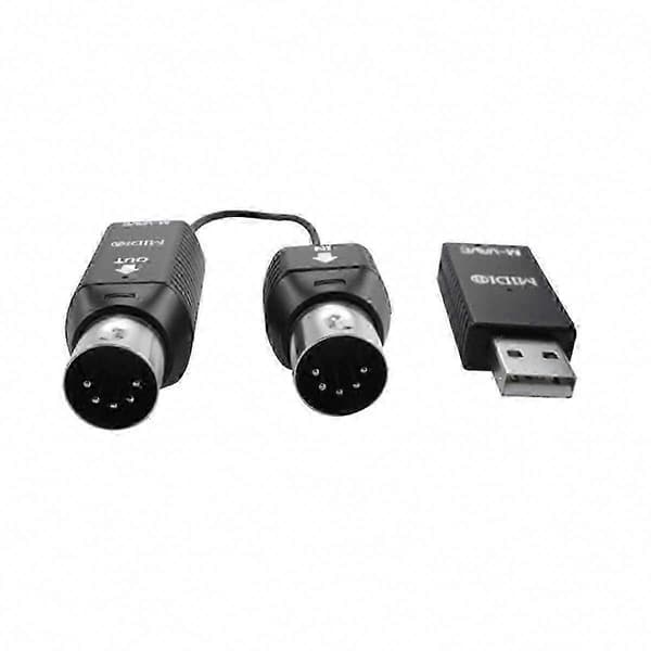 M-VAVE MS1 Mini Trådløst MIDI System Adapter Plug and Play Sort SZRH A-D