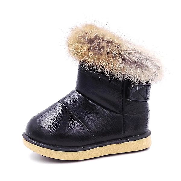 Lumisaappaat taaperoille tytöille ja pojille black 27