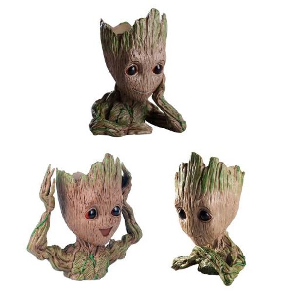 Guardians of the Galaxy Baby Groot Actionfigur Blomkruka Pennhållare