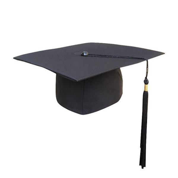 Gradueringshatt for voksne kandidater med dusk for bachelorgrad