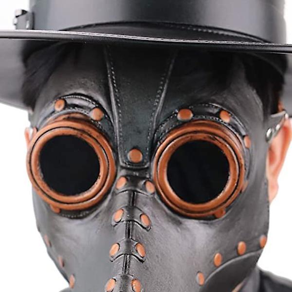 Ruttotohtorin varisnaamio Steampunk pitkä nokka linnunnaamio