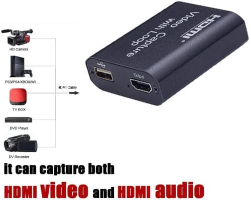 [LCS] HDMI Video Capture Card, 4K 108 Video Capture Device