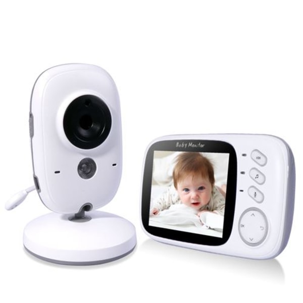 Baby Monitor Barnomsorg Kamera Tvåvägs Video 3,2 tums skärm