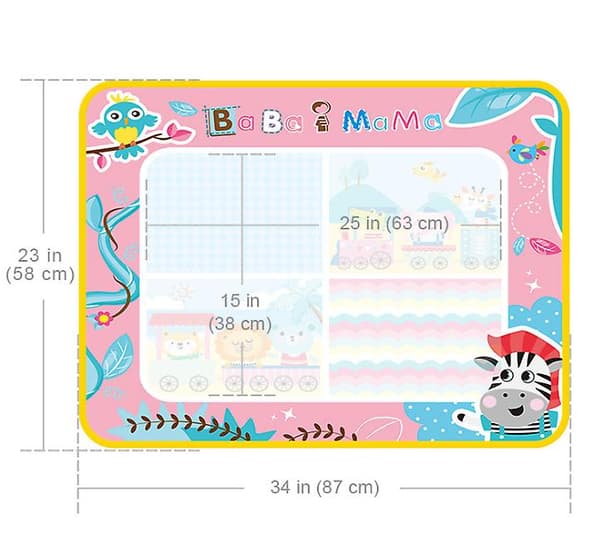 [LCS]8758cm Aqua Doodle-matte Vannspillpute Gratis Maling Gutter og Jenter