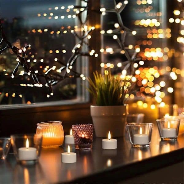 Rechargeable Tealights, 6 Pcs Rechargeable Candles B