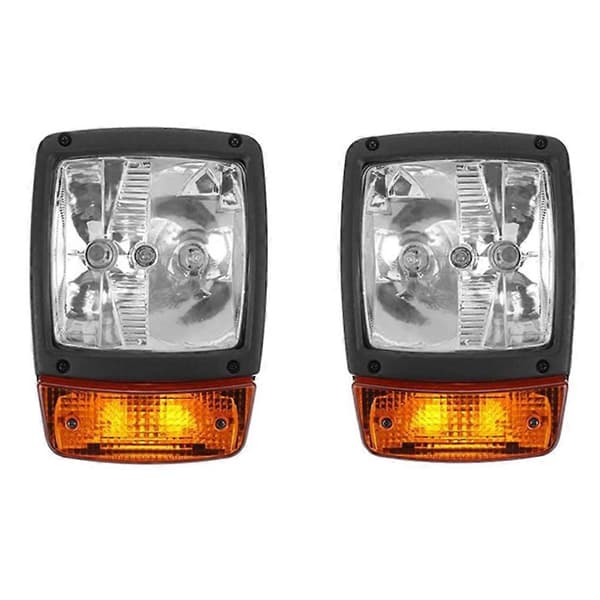 Venstre og høyre gravemaskin for JCB front LED frontlys blinklys lampe