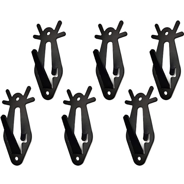 [LCS] Black Skull Hooks, Deer Skull Mount, Trophy Wall Mounts