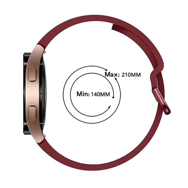 Silikonerem til Samsung Galaxy Watch4 40mm Red
