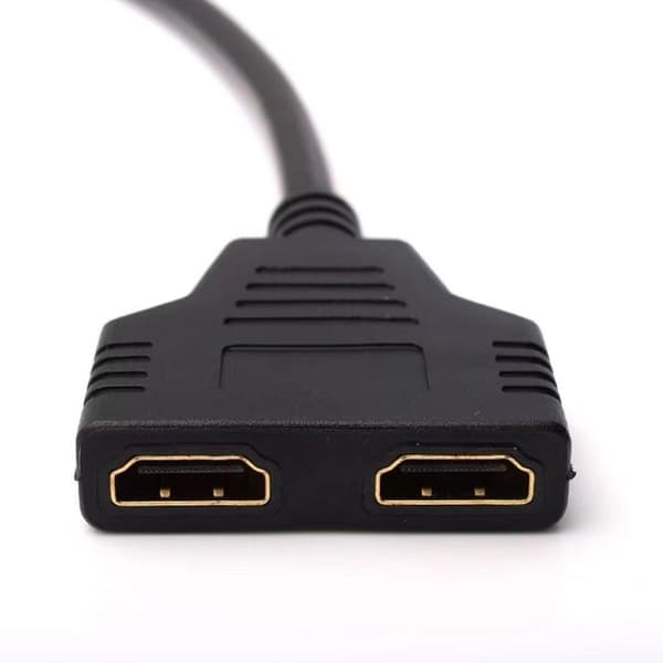 [LCS]1*HDMI-kabel 1080P HDMI Splitter Port Han til 1 Hun 2 Ud Ada