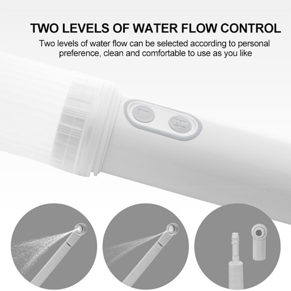 Bærbar Elektrisk Bidet Dusj Håndholdt Rengjøring Intelligent Bærbar Reisebidet for Gravide Kvinner Hvit 0.1
