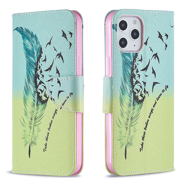Etui til iPhone 12 Pro Max Mønster Plume