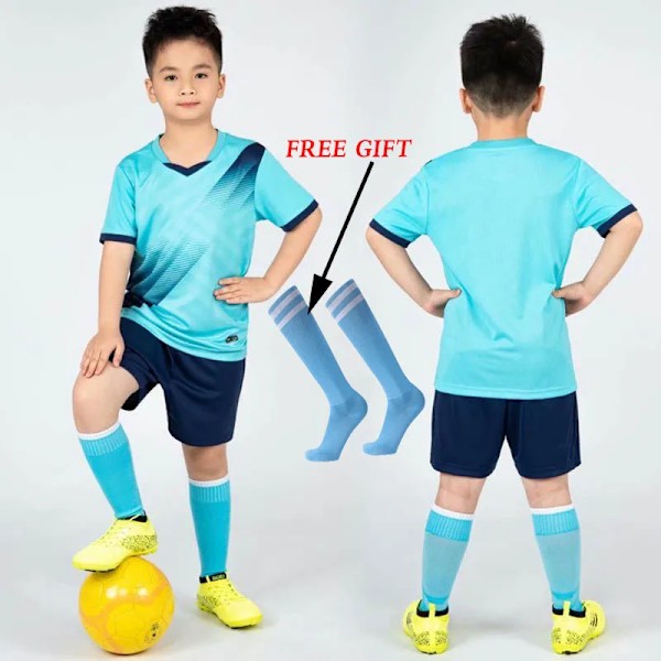 Fodboldtrøje træningsdragt til børn Fodbold Sportstøj Piger Drenge Spillebold Sportstøj Sæt Vest Fodbolddragt til børn Grøn A Ikke Brugerdefineret XS Height 140-150CM Green A Not Custom