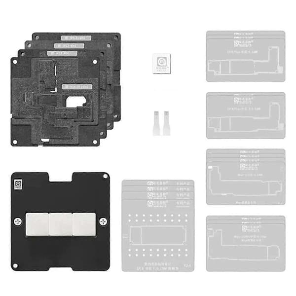 IP X-15 24 I 1 Mellemlags Reballing Stencil Platform Kits Til XS XSMAX 12 13 14 Pro/Max Mini Plus