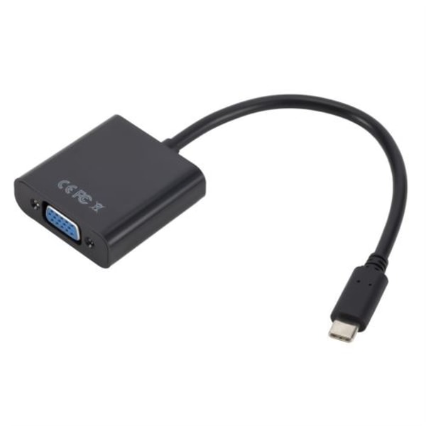 USB3.1 Type C VGA Kabel Adapter USB-C Han til VGA Hun Video
