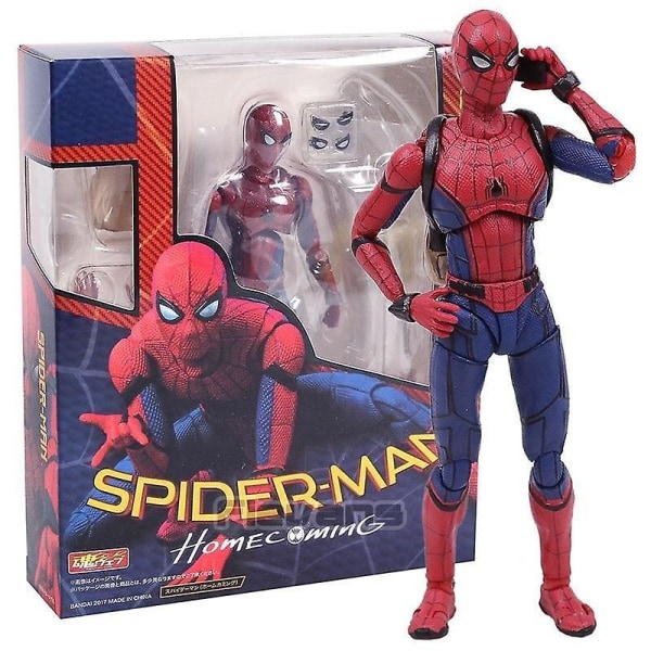 (A) SHF Spider Man Homecoming, The Spiderman PVC Action Figur C
