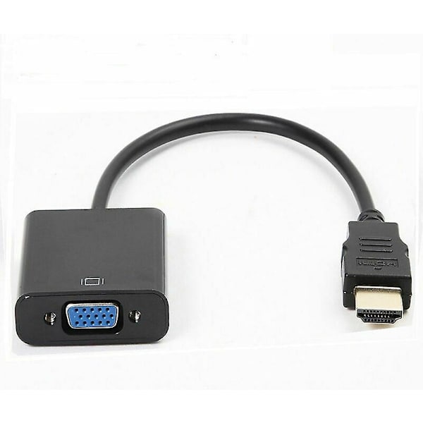 1080p Video Till PC HDTV HDMI Kabel Konverter VGA Hona DVD Hane Adapter