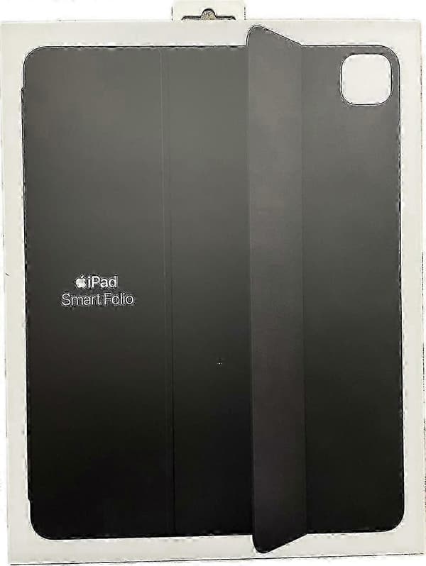 [LCS]Kompatibel med Apple iPad Pro 12.9 (3., 4., 5., 6. generation) Smart Folio Flip Cover - Sort