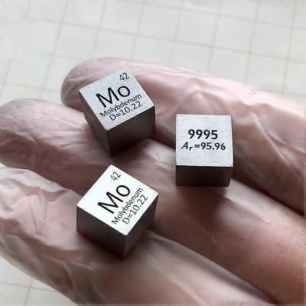 [LCS]15-delt metalelementterning - Densitetsterningesæt til 1 periodisk system af elementer Samling - Ren wolframterning (10 mm) Holdbar