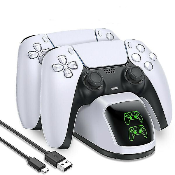 Ps5 Kontroll Laddstation Ställ Dualsense Laddningsdocka För Playstation 5