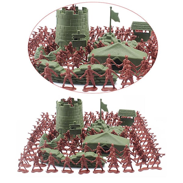 Mini Gave Tilbehør Militær Soldat Modell Sett Kit Småbarnsarm