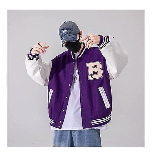 Hywell Baseballjacka Herr College Student Varsity Jacka