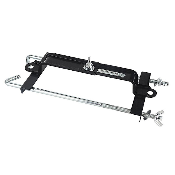 2 stk. Universal Metall Justerbar Batteriholder Stabilisator Brakett Batterifestebrakett Stativ Bil
