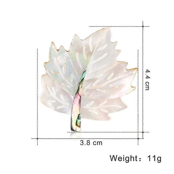 High-end Temperament Shell Blomsterbroche, Hot Selling Kreative Brochepynt, Julegaver