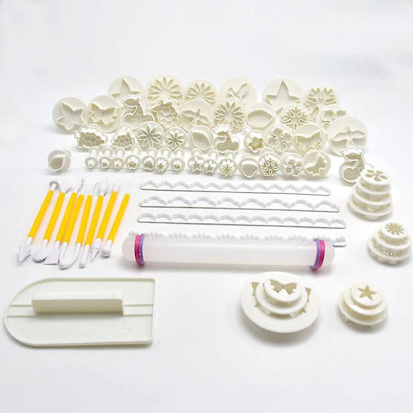 Kexformar DIY Bakverktyg 68 st Plast Kakform