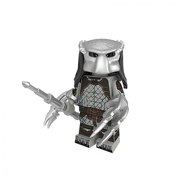 8 stk. Predator Alien Samlede Byggeklods Minifigurer Pædagogisk Børnelegetøj