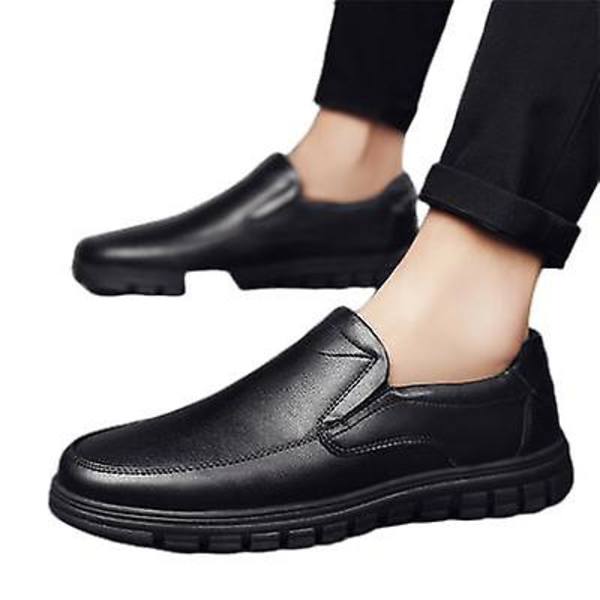 Små Lædersko Casual Trendy Herresko 41