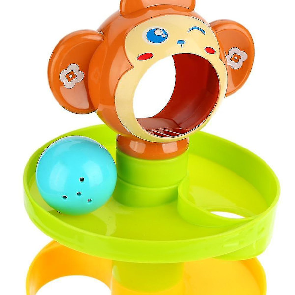 Baby Barn Tårn Puzzle Rullende Ball Klokke