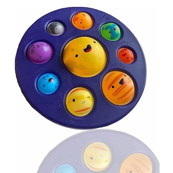 Otte Planeter Push Pop Pop Boble Fidget Legetøj type1