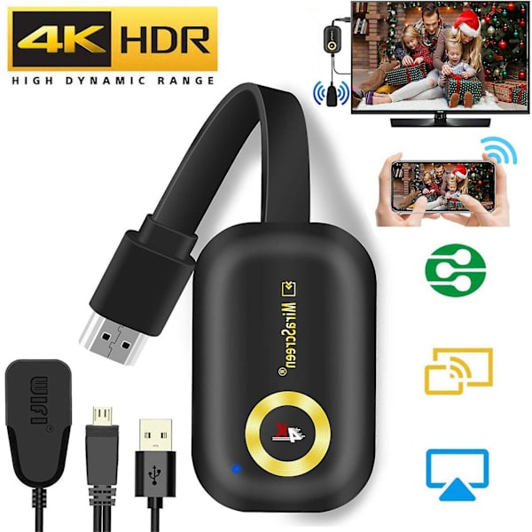 Hdmi Tv Display Trådlös Dongel