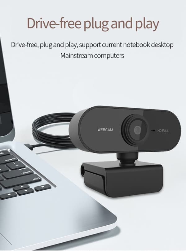 [LCS]HD 1080P Webkamera Mini Datamaskin PC Webkamera med Mikrofon
