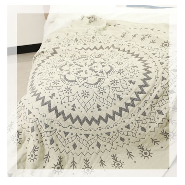 Layers Bambus Bomuld Super Blød Boho Åndbar Sengelinned Farve1 150*200cm Color1