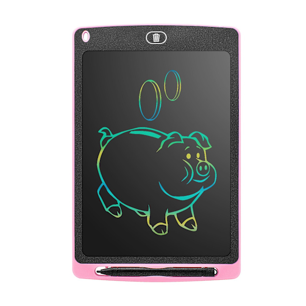 8,5 tums elektronisk ritplatta LCD-skärm färgglad skrivplatta digital grafik 8.5 Pink