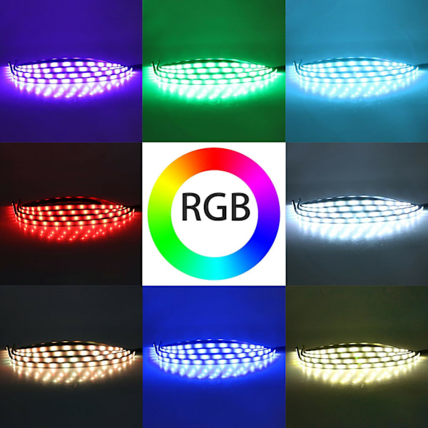 LED-stripbelysning för bilens underrede
