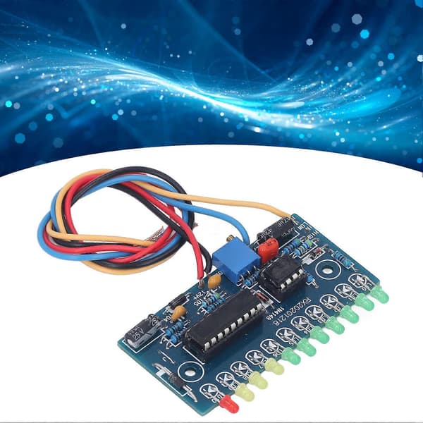 [LCS]LED Audio Level Indicator Module 10 Segment 11 stk. 3mm LED'er Audio Level Indicator Board til VU Meter Forforstærker